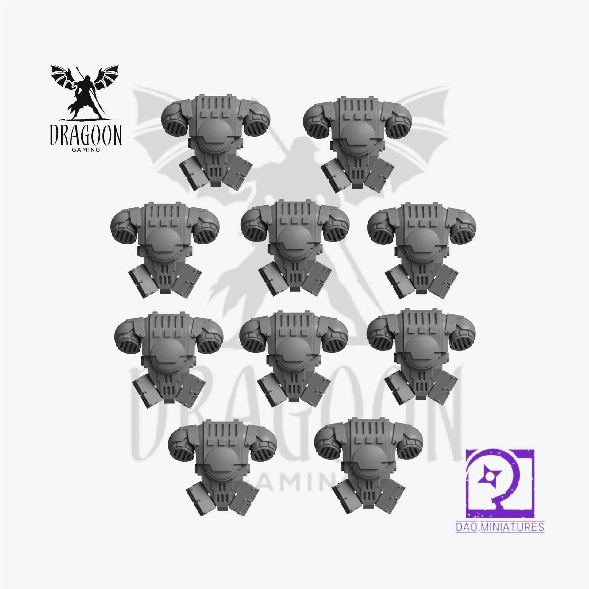 Integration of Ammunition Drums, Grenade Racks and Reload Systems into Dorsal Packs
