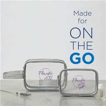 40 Customized AeroLOFT Clear View Toiletry Bags