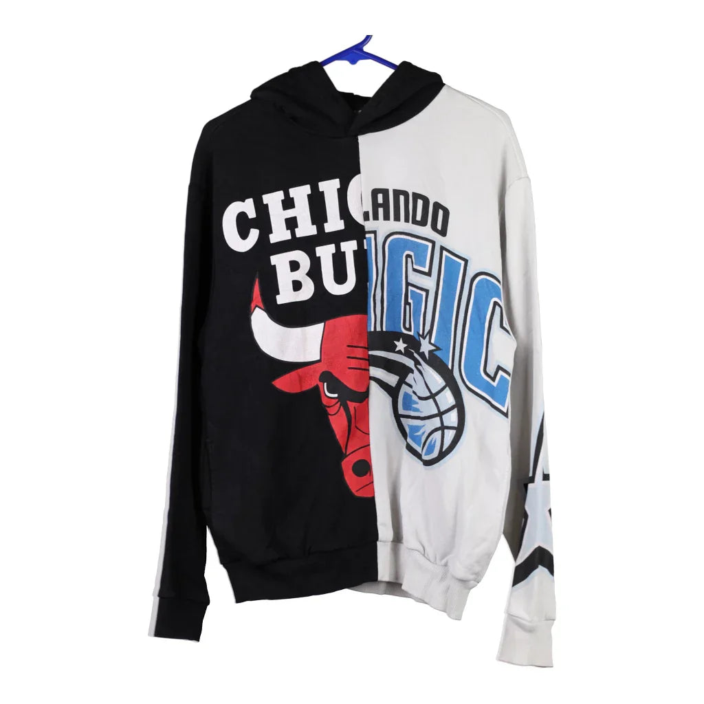 Bershka Small Black & White NBA Hoodie