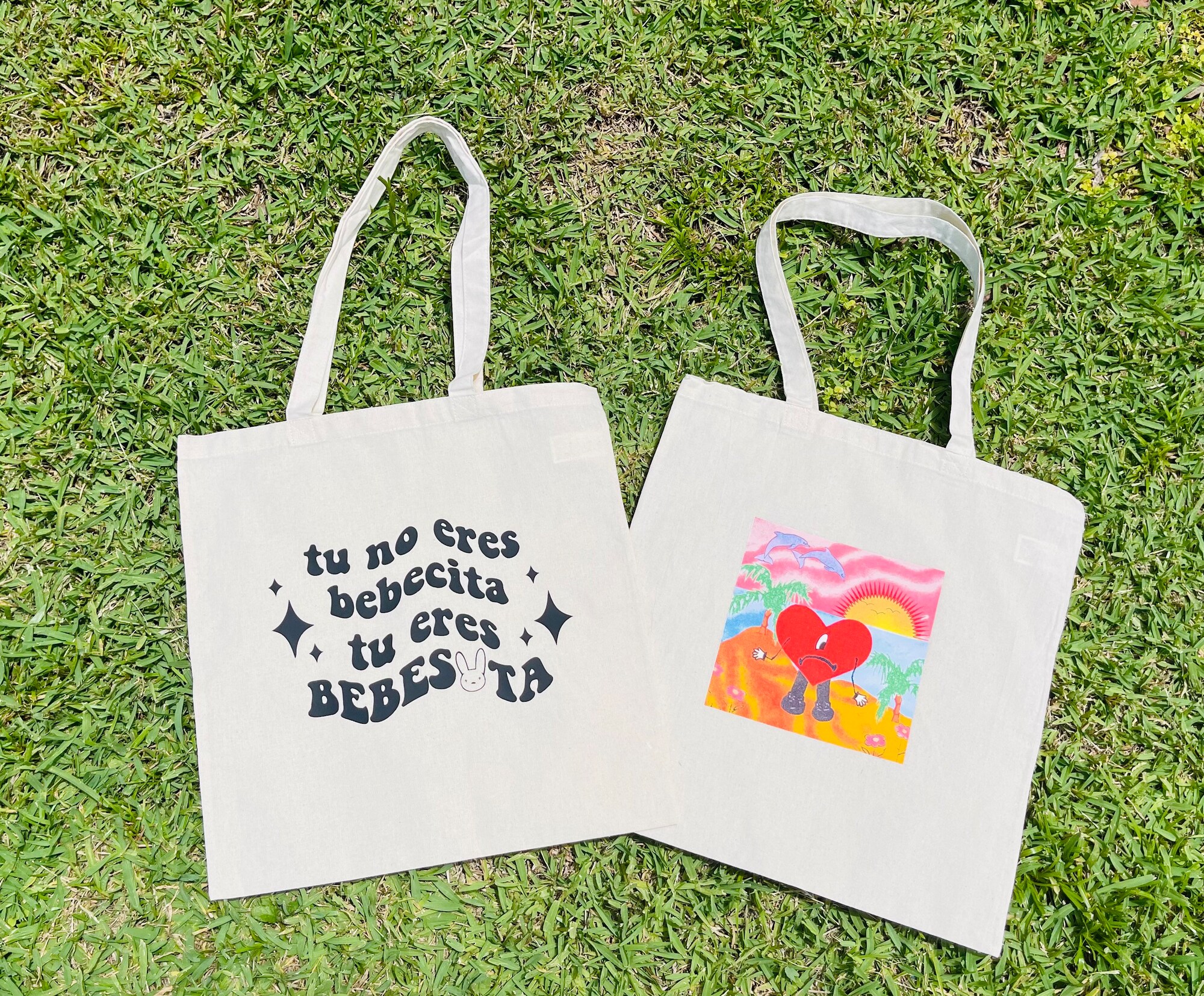 Chic Bad Bunny Tote Bag