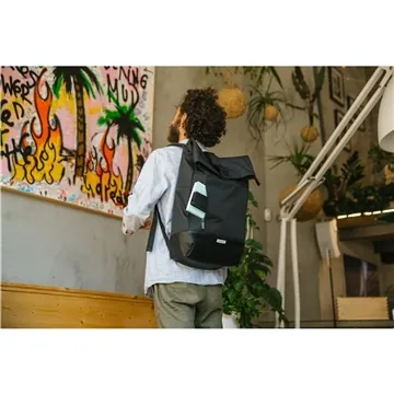 Customized Moleskine Rolltop Backpack