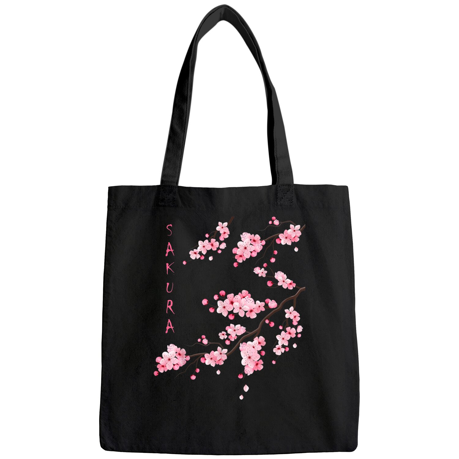 Japanese Vintage Cherry Blossom Tote Bag