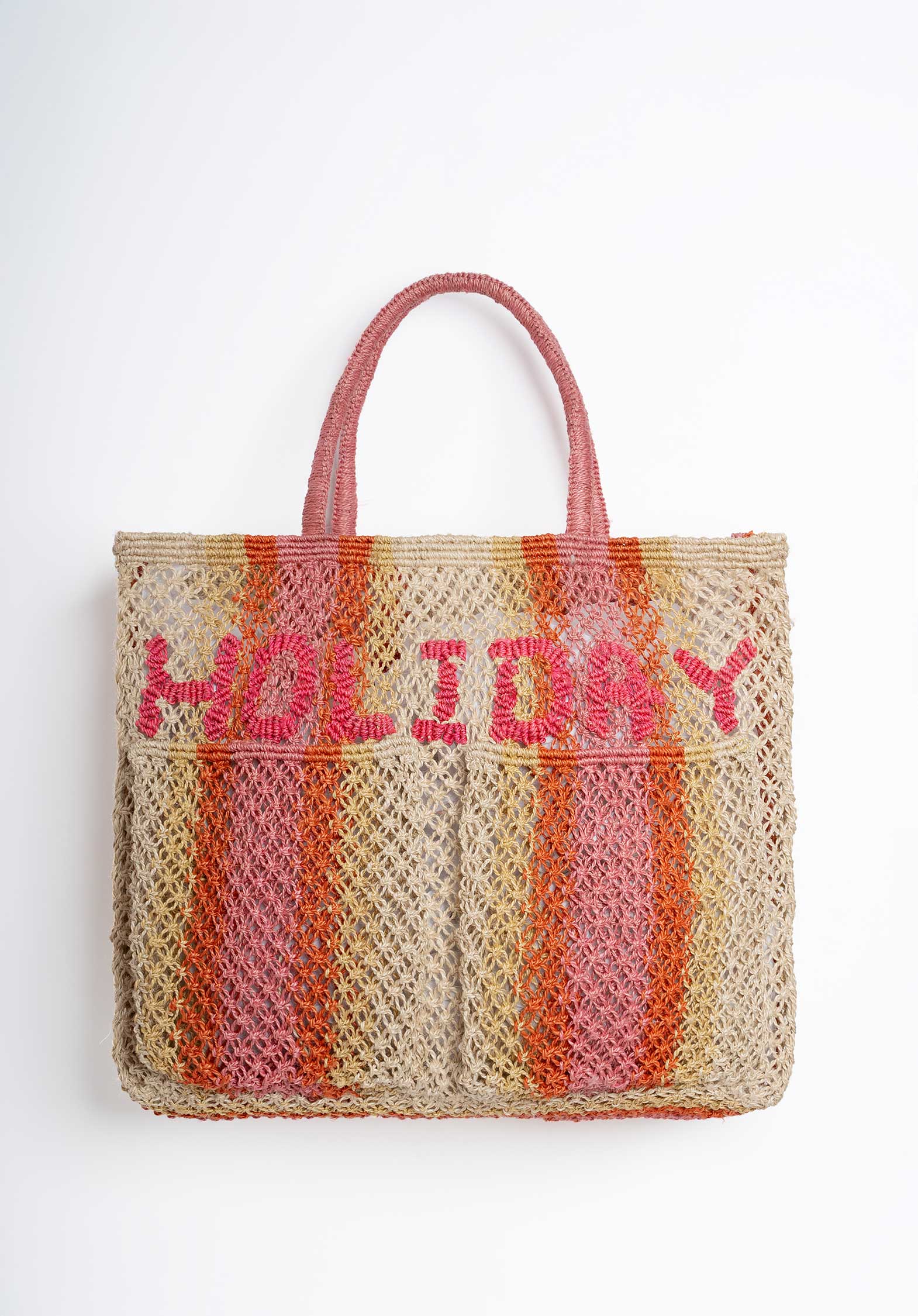 Monty Holiday Berry Beach Bag