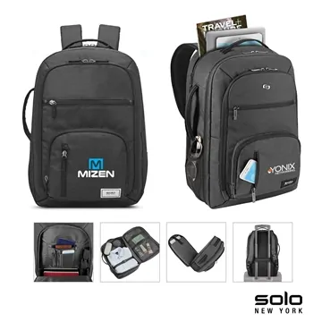 Solo NY Grand Travel TSA Backpack