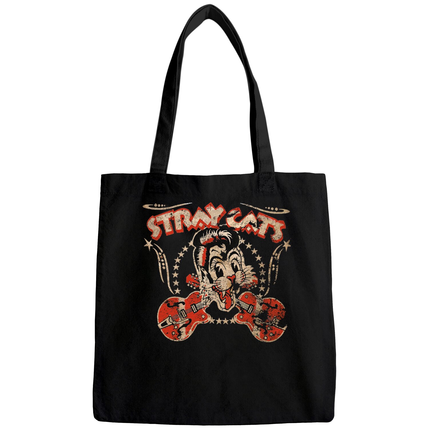 Stray Cats Vintage Exclusive Tote Bags
