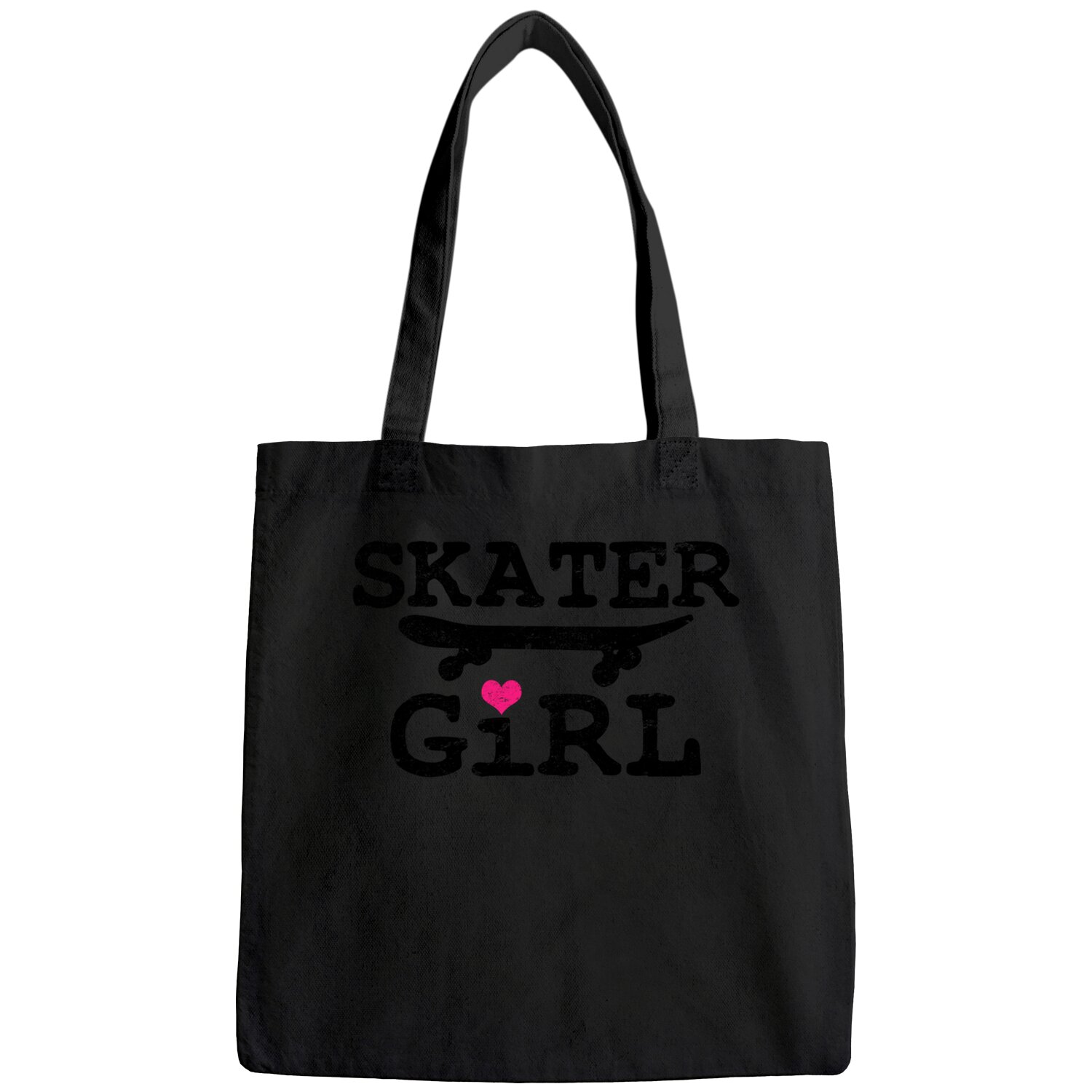 Stylish Skater Girl Tote Bag