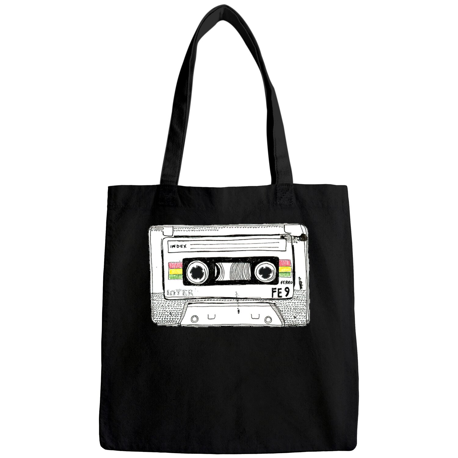Unique Cassette Tape-Themed Bags